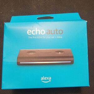 Amazon Echo Auto with Alexa - Blue and White